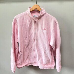 Cuffy's Cape Code Pink‎ Zip up Sweatshirt- Size Medium